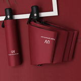 Automatisk Paraply-Personligt-BB-Röd-Hemnix