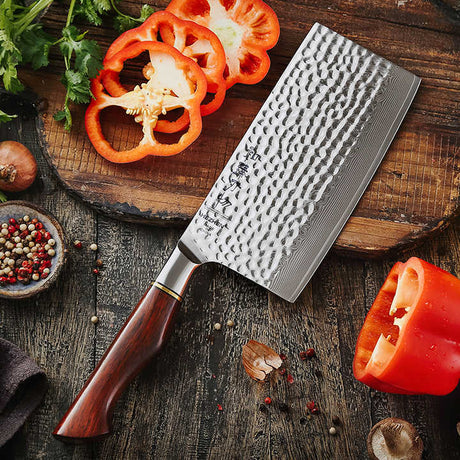 Master Series Slicing Knife – 73 lagers Pulverdamaskus Kockkniv för Skivning & Precision Hemnix