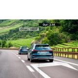 Carvallo – Smart spegelkamera med 4K-upplösning, bilspel, Android Auto och säkerhetsvarningar Carvallo