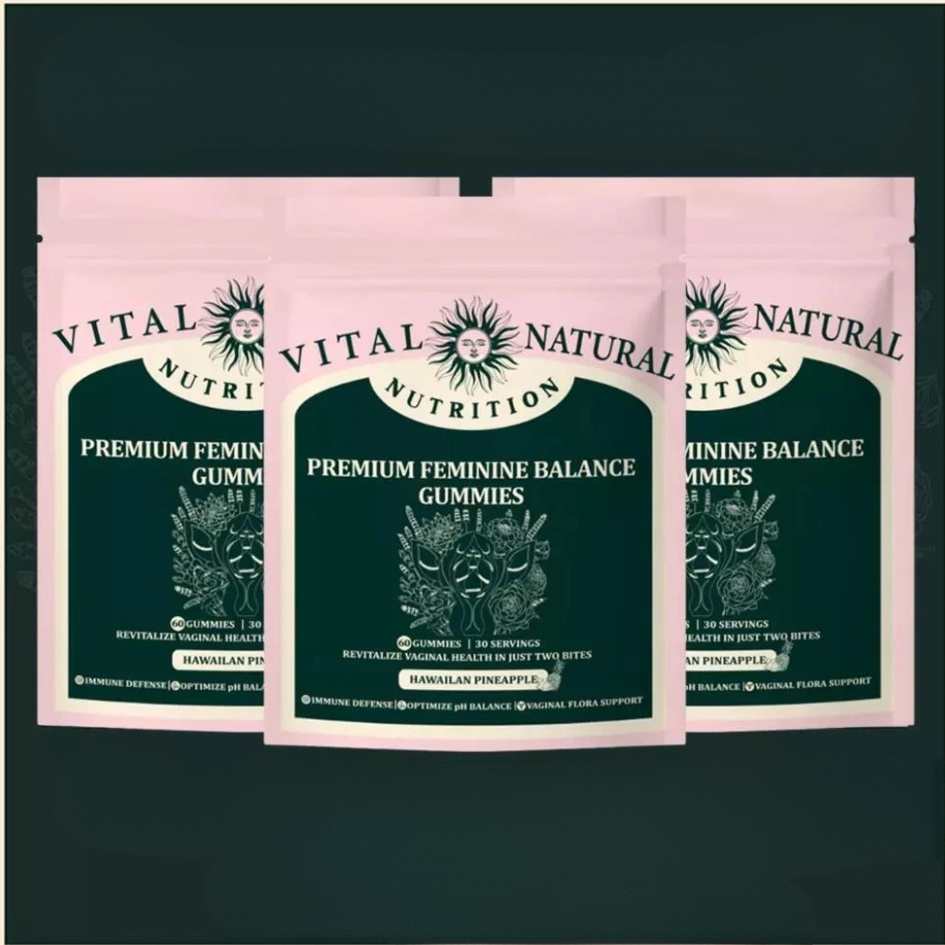 FemVera - Premium pH-Balansgummies för Inre Fräschhet och Välbefinnande-Växtbaserade Kosttillskott-BB-3 Paket (180st Gummies)-Hemnix