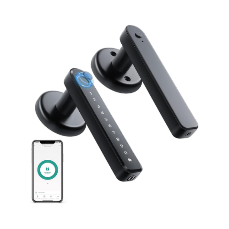 Smart Dörrknopp med Fingeravtryck - Säkerhet och Bekvämlighet i Ett Carvallo