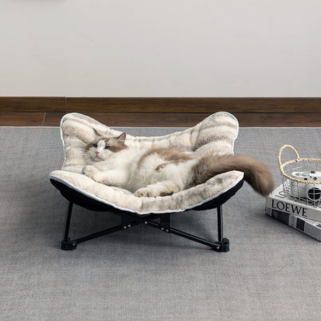 Bärbar upphöjd hundsäng Fällbar Andningsbar Polyester för inomhus- och utomhusbruk Carvallo