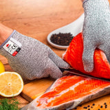 Carvallo SafeGrip Klippfasta Handskar | EN388 Nivå 5 | Rutschfria & Tvättbara | För Kök, Trädgård & Verkstad Carvallo