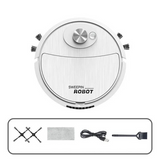 Carvallo Bot Saugrobot 3-i-1 | Sug, Torka & Sop | Tyst & Kompakt | USB-Laddning Carvallo