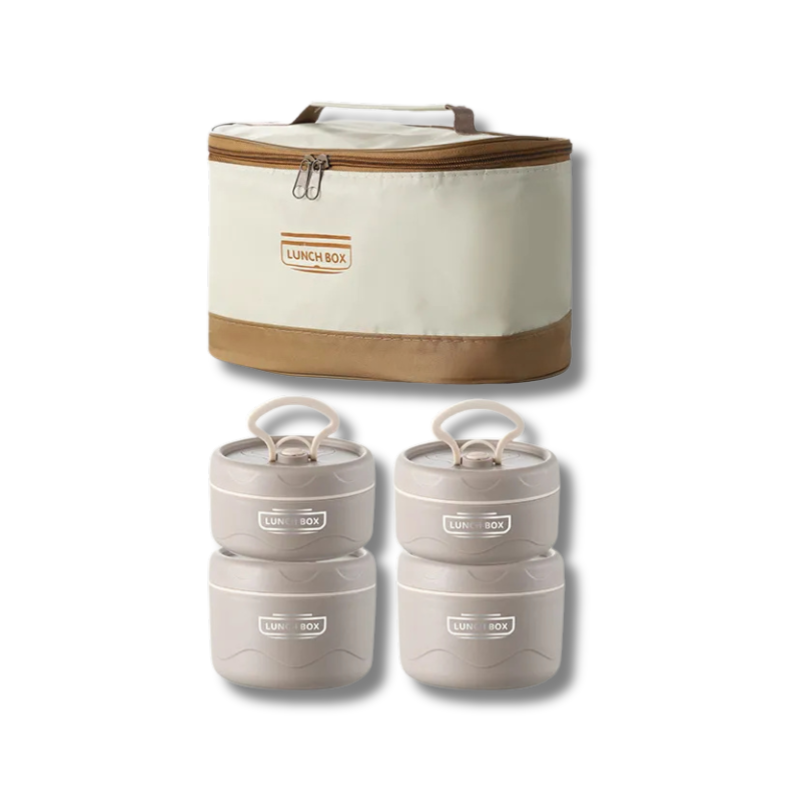 Läckagesäker matbehållare – Flerskiktad lunchbehållare i rostfritt stål för färska måltider var som helst MILA Sverige