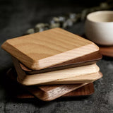 Sleek Stack Träunderlägg Set | 6st Carvallo