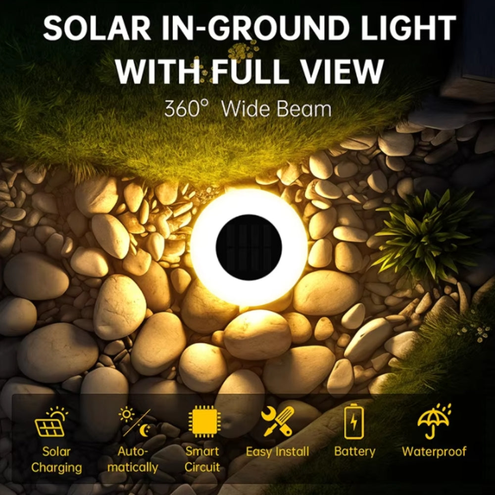 Solar LED utomhus gångvägsbelysning | 4 Pack Carvallo