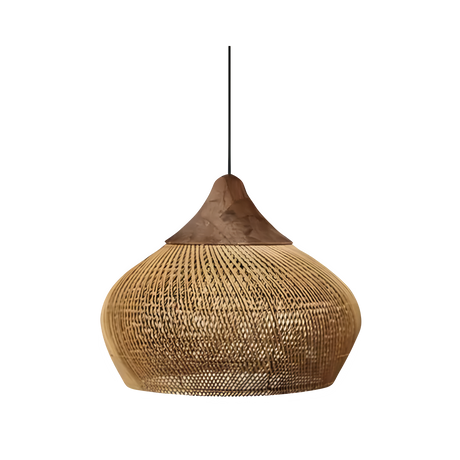 BistroBeam Light - Modern Rattan- taklampa Carvallo