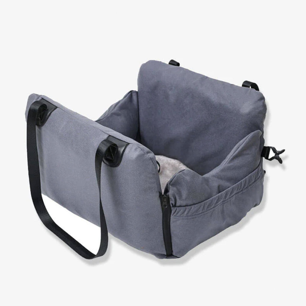 Multifunktionell Husdjursbilstol – 3-i-1 Bärväska, Soffa och Resesäng Carvallo