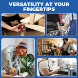 Carvallo - Platt huvud gängad mutter nitar mutter uppsättning Carvallo