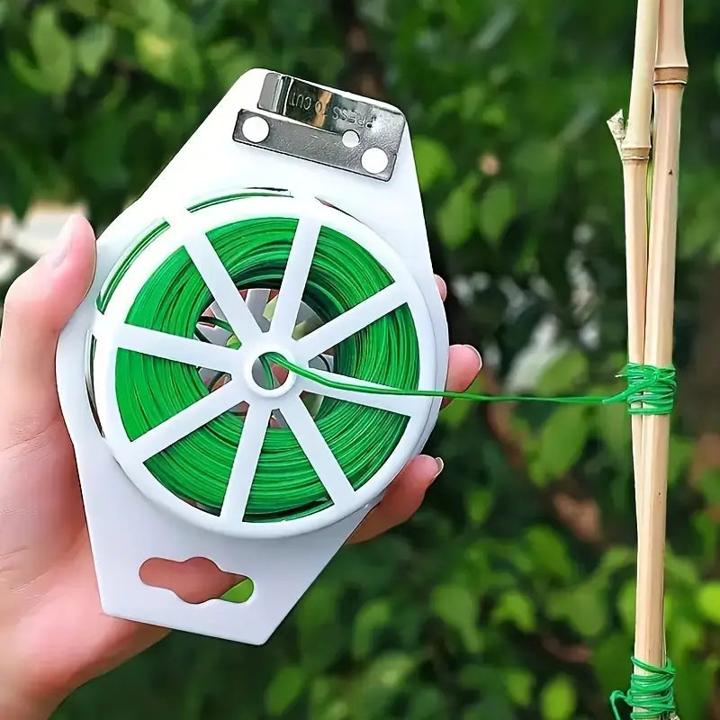 Trädgårdstråd Twist-band – 50m rulle för växter och trädgårdsarbete Carvallo