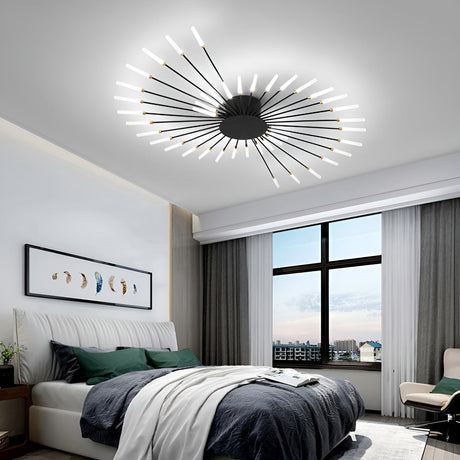 CelestialArc Light - Modern Fyrverkeri LED-Taklampa Carvallo