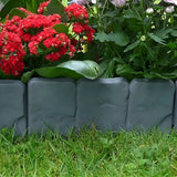 EcoEdge Zaun – Fällbar Trädgårdsstaket i Patchwork-stil Carvallo