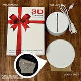 LumiSkull - USB Schedellampa, Färgglad Akryl Bordslampa för Sovrum och Halloween Dekoration Carvallo