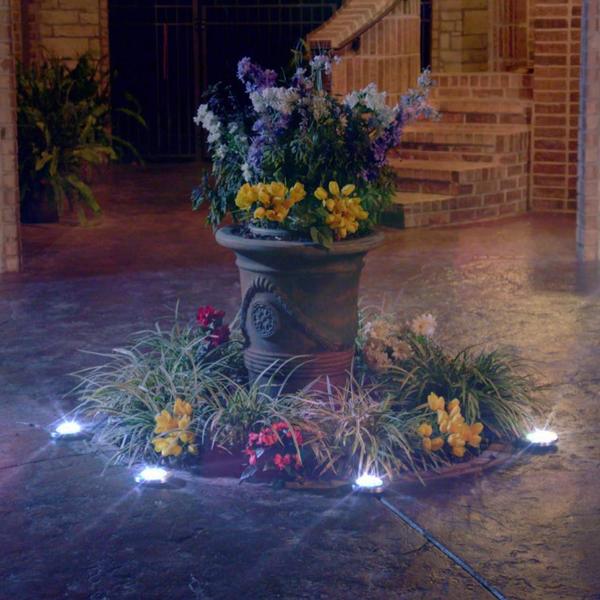 GlowDiscs – Utomhus solcellslampor, set om 8 Carvallo