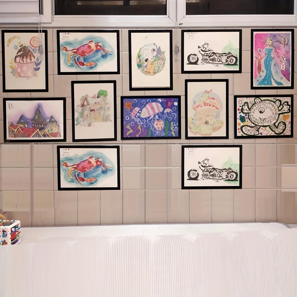 Magnetisk A3 Väggram Set för Konstvisning Carvallo