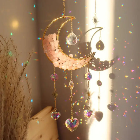 MoonGlow - Prism Måne Drömfångare för Mysterisk Stämning Carvallo