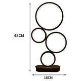 SphereGlow Lampa - Dimmbar Cirkulär LED Bordslampa Carvallo