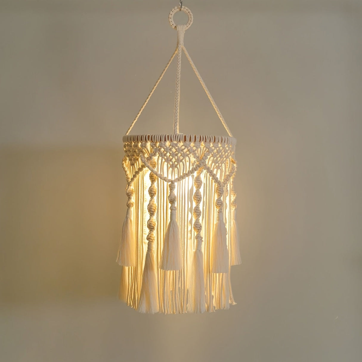 Carvallo - Handgjord vävd lampa för en mysig bohemisk stämning Carvallo