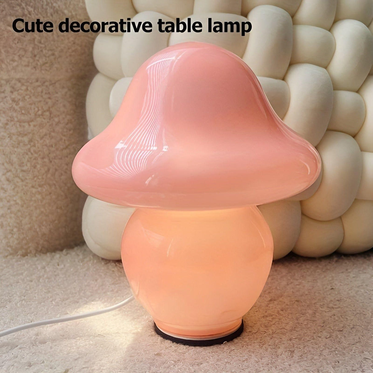 MushroomDream Lamp - Dekorativ Mini-Svamp-Atmosfär-Glaslampe Carvallo