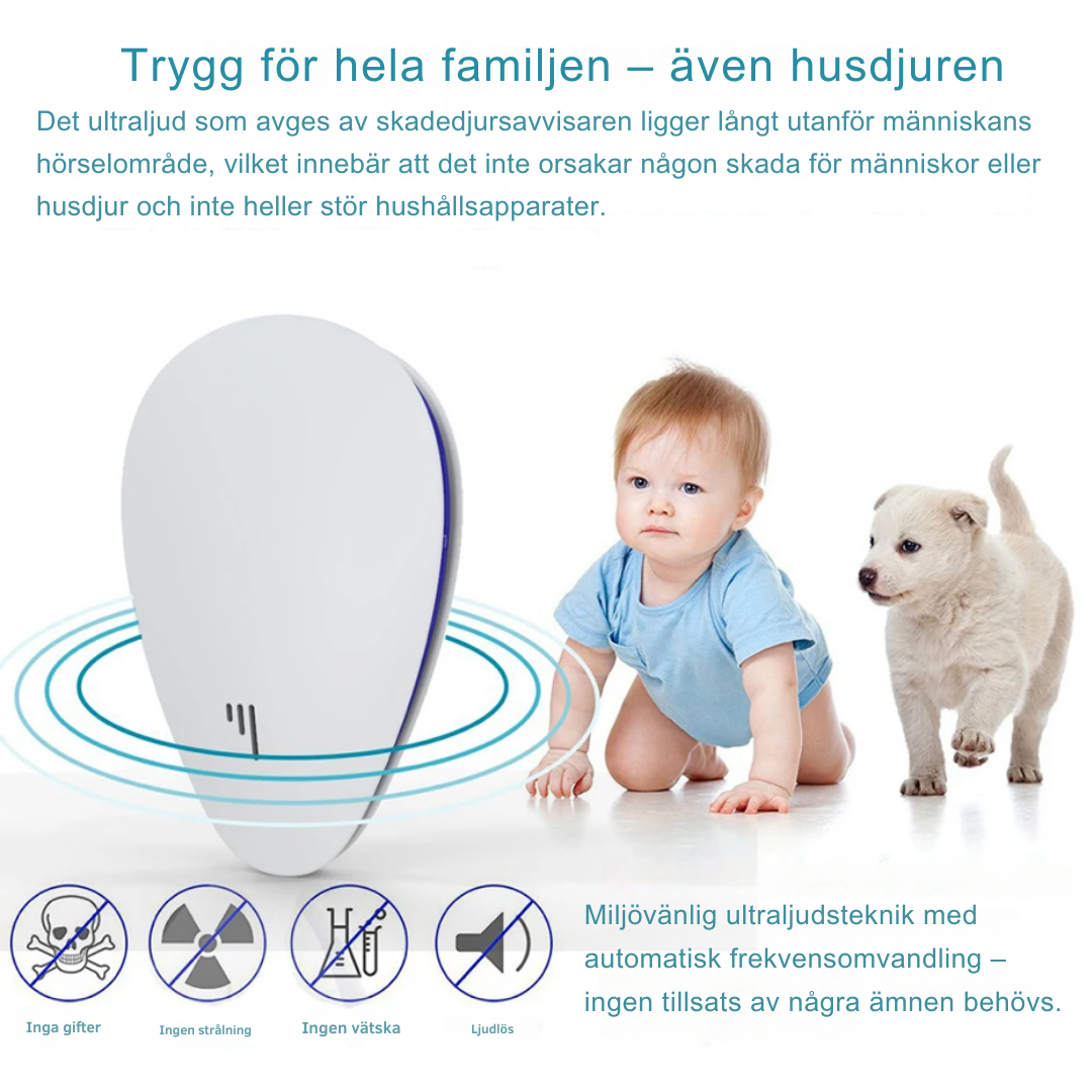Ultraljudsavvisare för insekter-VaruZ-Hemnix
