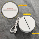 NoteGlow - LED Notitietavla Nattlampa med USB Strömförsörjning Carvallo