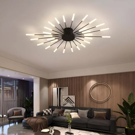 CelestialArc Light - Modern Fyrverkeri LED-Taklampa Carvallo