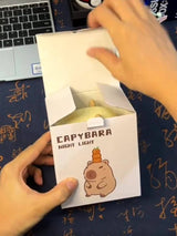 CapyGlow - Söta Capybara Nattlampa med USB Uppladdningsbar Silikonlampa Carvallo