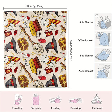 Magisk Harry Potter Filt – För en Förtrollande Atmosfär i Ditt Hem Carvallo