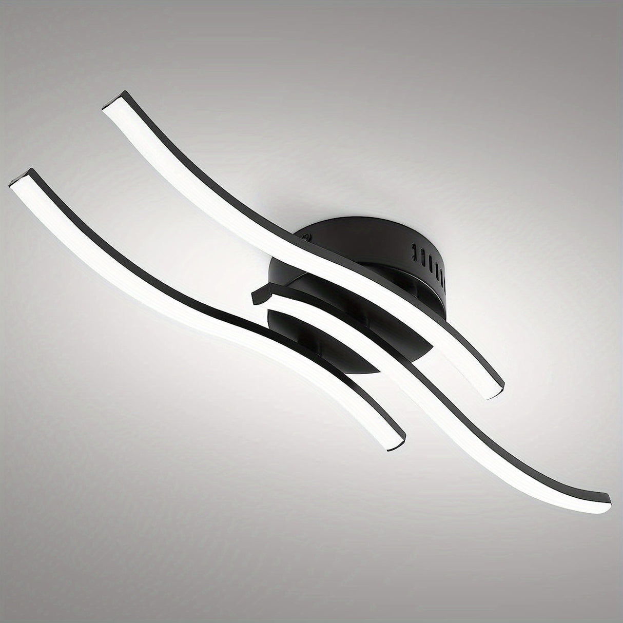 LumaCurve - Dimbar LED Plafondlampa med Elegant Kurvdesign Carvallo