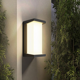 Tvåfärgad modern utomhusvägglampa Carvallo