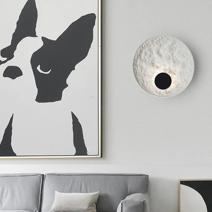 LunaGlow – Rund Mån Vägglampa Carvallo