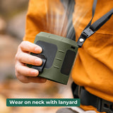 Carvallo Pro turboventilator för resor | Handsfree kylning | Powerbank & LED-lampa | 8000 mAh batteri Carvallo