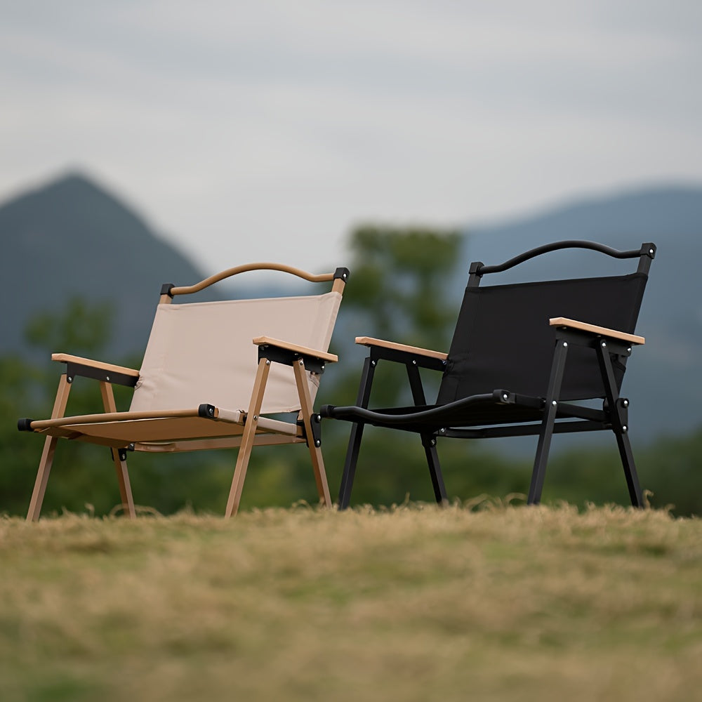 Carvallo RelaxaFold | Justerbart ryggstöd | Fällbar & Lätt | Aluminiumram & Oxford-säte Carvallo