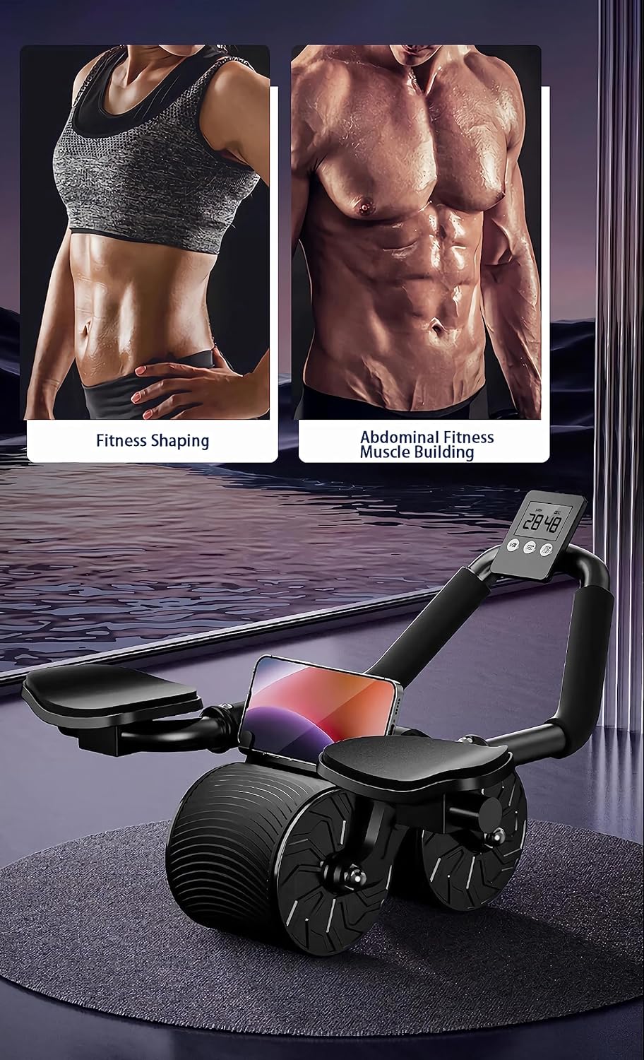 Royaleva Ab Roller Wheel med armstöd för kärnstyrka Carvallo