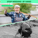 Ogräsupptagare med 4-klohuvud – Effektivt trädgårdsverktyg av järn för rotavlägsnande Carvallo