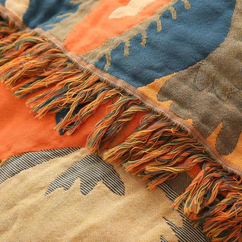Wildflower Bloom Bomull Filt Carvallo