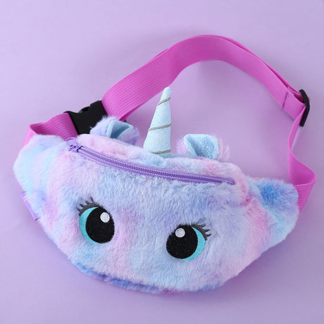 Barn Bumbag med Plysch Enhörning Design Carvallo
