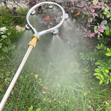 Högtryck rostfritt stål ring flerdyser munstycke – Effektivt sprutmunstycke för trädgårdsbevattning Carvallo