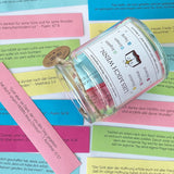 Handgjord 90-dagars bibelversglas Carvallo