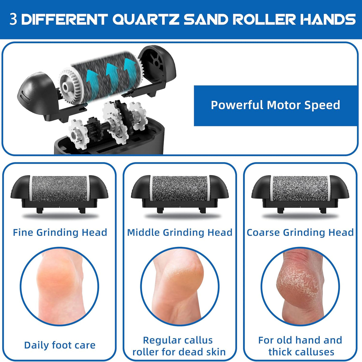 Luxora Elektrisk Förhårdnad Borttagare 16-i-1 Professionellt Kit Carvallo