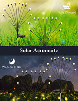 Solenergi Eldfluga Trädgårdsbelysning - 10 LED Lampor Carvallo