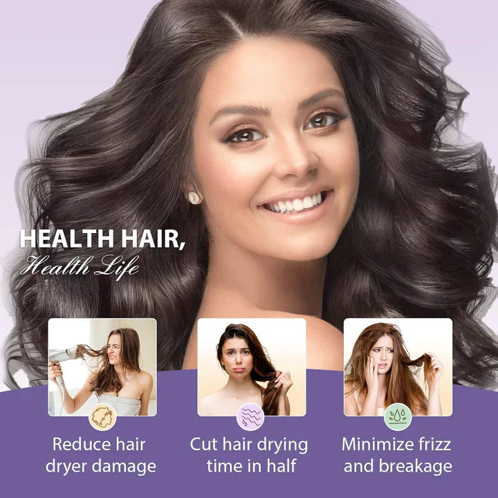 Mikrofiber-hårhandduk-set | 3-pack för snabb torkning Carvallo