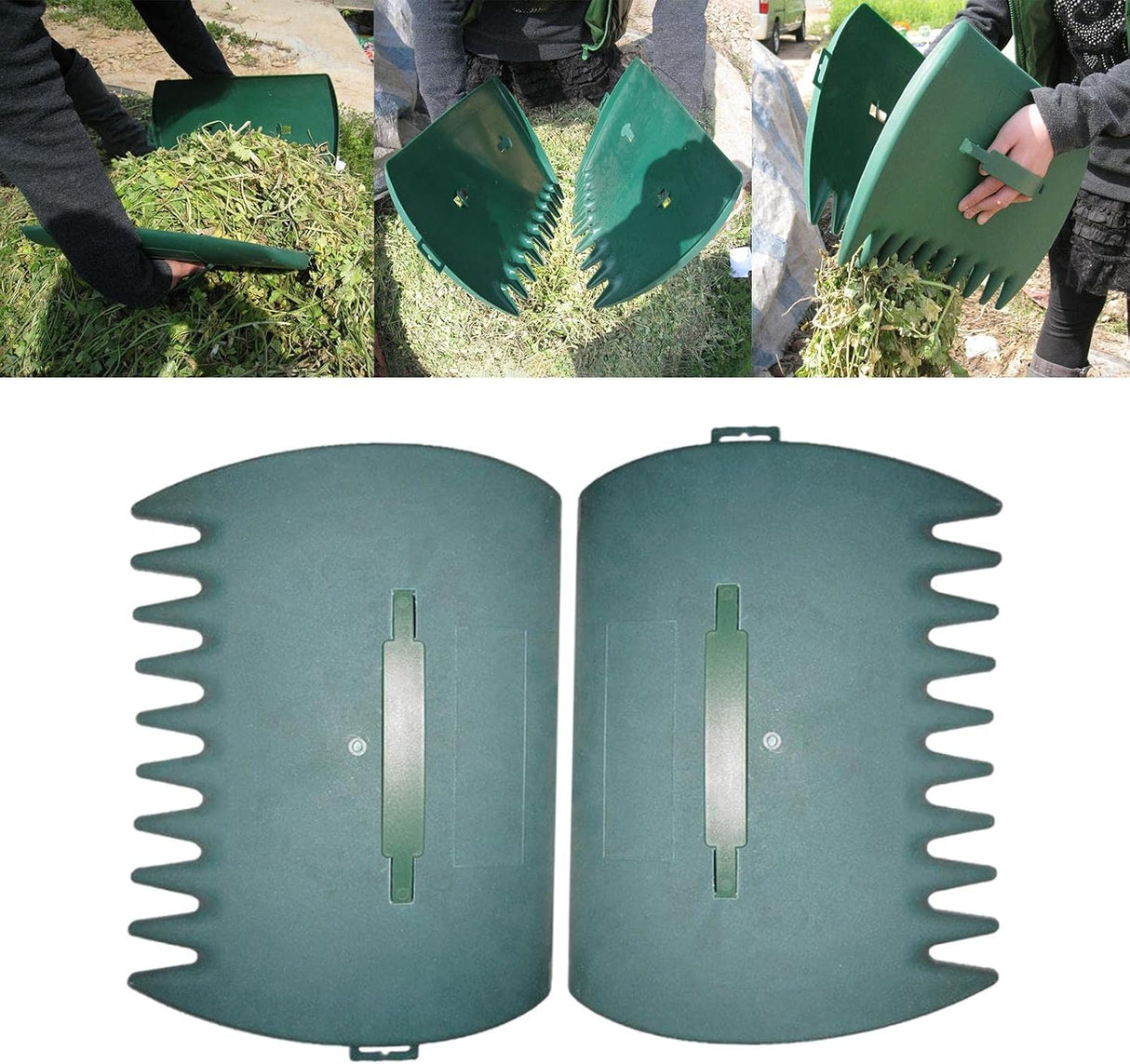 Praktiska trädgårdsavfallshandtag – Ergonomisk gräs- och lövhantering Carvallo