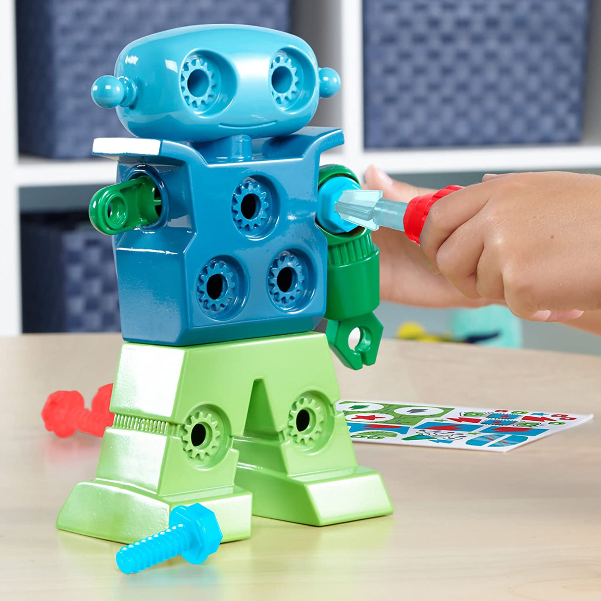 Byggleksak Robot för Barn Ingenjörslekar Carvallo
