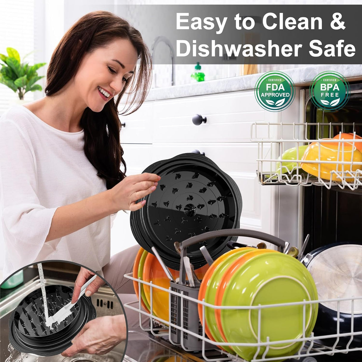 Carvallo köttklippare | Ergonomisk & Rutschfritt | Stor kapacitet | BPA-fri Carvallo