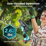 PowerCut Mini | Trådlös 6-tums kedjesåg för trädtrimning Carvallo