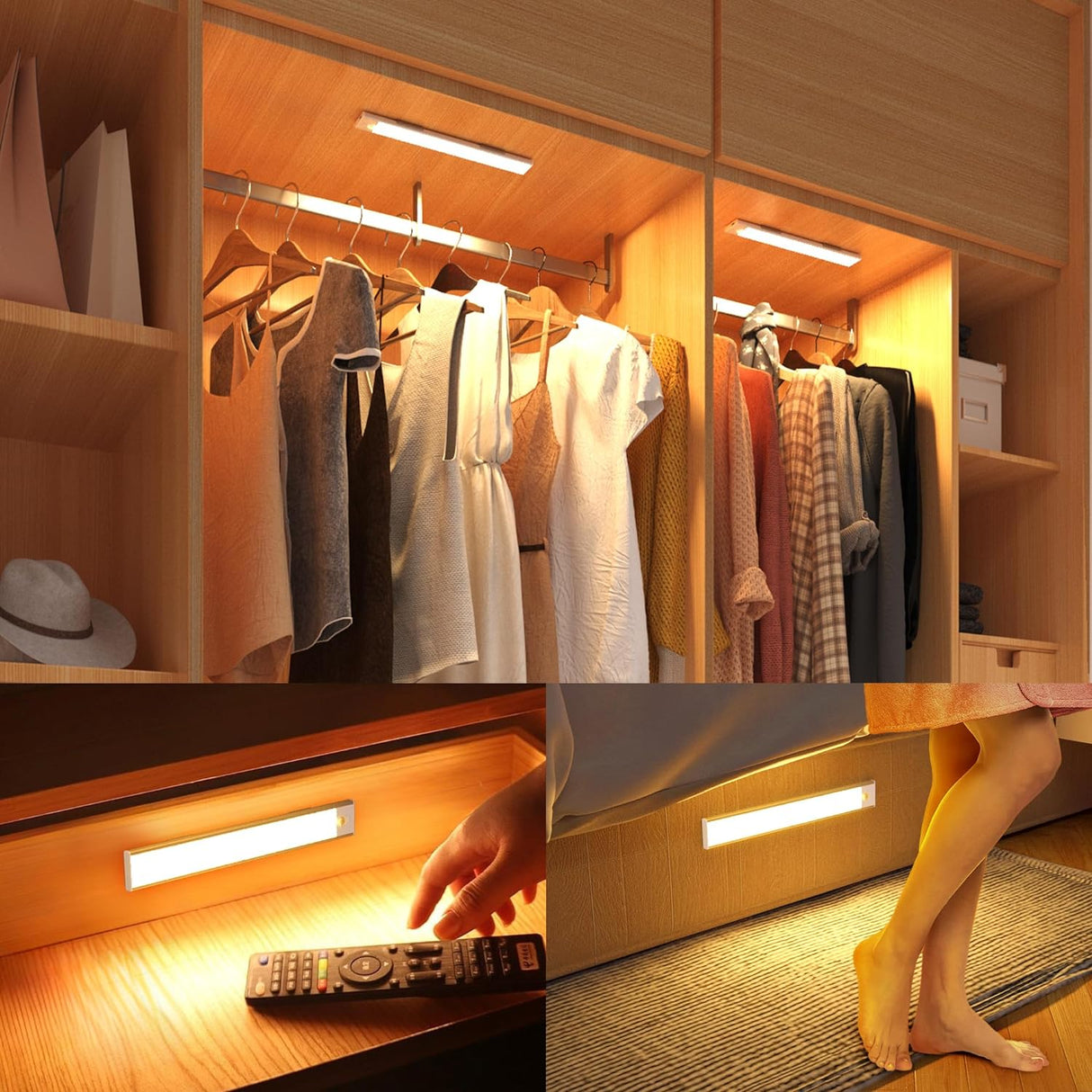 SenseGlow - Magnetisk rörelsesensorljus för stilfull belysning i hemmet | 1+1 Gratis Carvallo