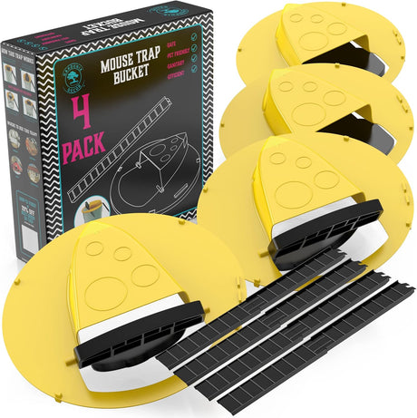 4-Pack Hinklock Musfälla Carvallo