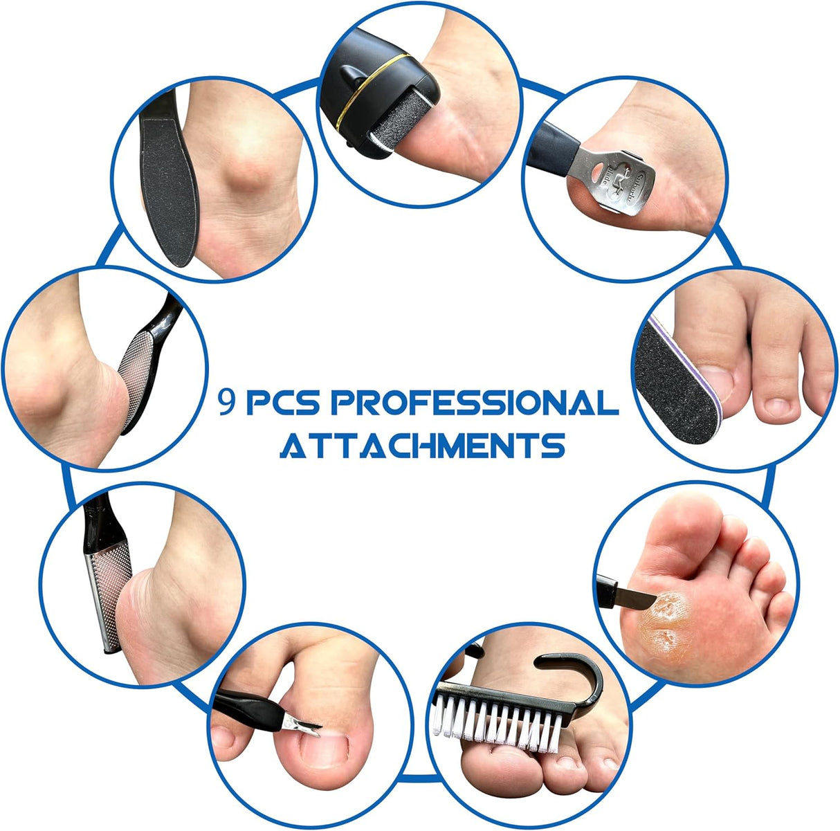 Luxora Elektrisk Förhårdnad Borttagare 16-i-1 Professionellt Kit Carvallo